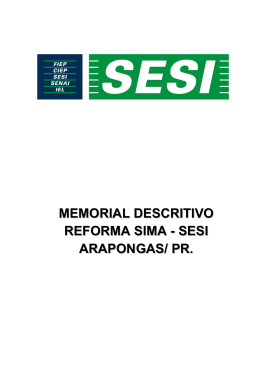 MEMORIAL DESCRITIVO /