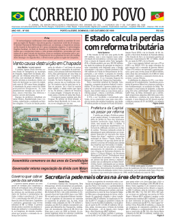 Capa - Correio do Povo