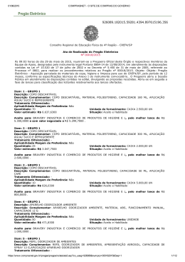 Preg&atilde;o Eletr&ocirc;nico