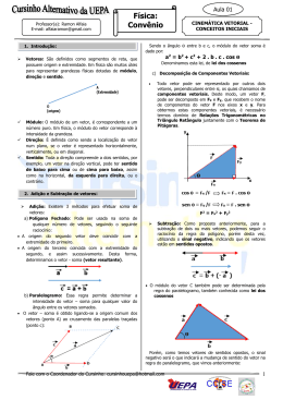 F&iacute;sica: Conv&ecirc;nio