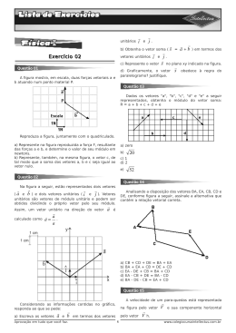 Lista de exercícios 3ºAno_Apostila 01 - Física I - Módulo