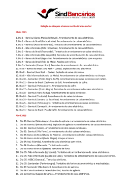 10. Dia 05: N&atilde;o informado (Igrejinha). Tentativa de arrombamento