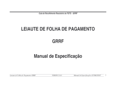 GRRF Vers&atilde;o 2.0.0