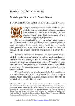 HUMANIZA&Ccedil;&Atilde;O DO DIREITO Nuno Miguel Branco de S&aacute; Viana