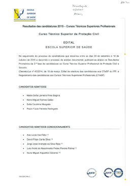 H&raquo; ww Q&uacute;&iacute;&agrave;d`ﬁ - Escola Superior de Sa&uacute;de de Portalegre