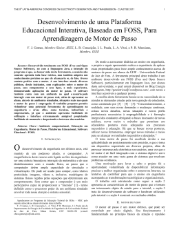 Desenvolvimento de uma Plataforma Educacional Interativa