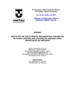 epe0683 prot&oacute;tipo de haste zenital movimentada por motor