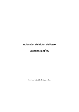 Acionador de Motor de Passo