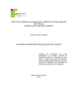 INSTITUTO FEDERAL DE EDUCA&Ccedil;&Atilde;O, CI&Ecirc;NCIA E