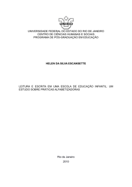 universidade federal do estado do rio de janeiro centro de ci&ecirc;ncias