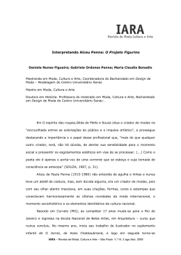 Interpretando Alceu Penna: O Projeto Figurino