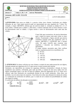 Atividade 2ª Série – Matemática