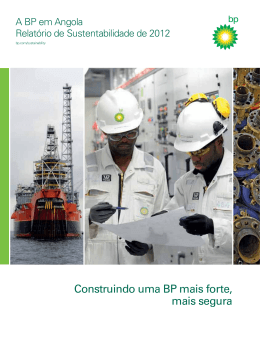 A BP em Angola - Relat&oacute;rio de Sustentabilidade de 2012