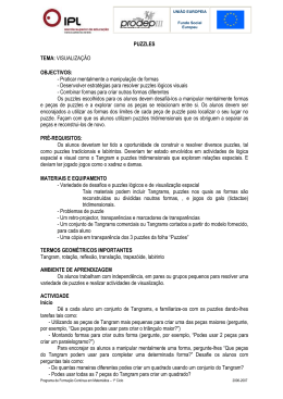 PUZZLES TEMA: VISUALIZA&Ccedil;&Atilde;O OBJECTIVOS