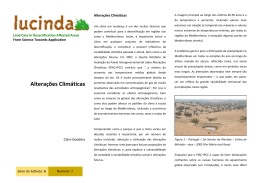 Altera&ccedil;&otilde;es Clim&aacute;ticas
