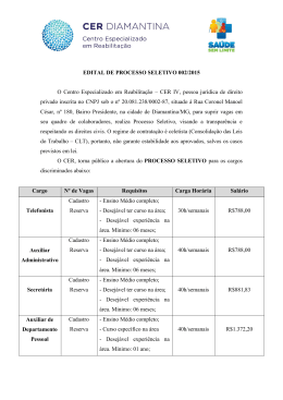 edital de processo seletivo 002 2015
