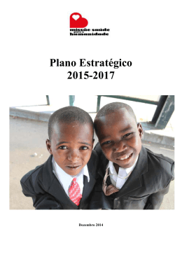 Plano Estrat&eacute;gico 2015-2017