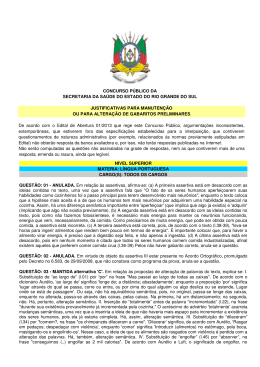 CONCURSO P&Uacute;BLICO DA SECRETARIA DA SA&Uacute;DE