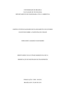 Disserta&ccedil;&atilde;o CHAPADEIRO F.C. - Reposit&oacute;rio Institucional da UnB