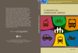 o desafio da mobilidade urbana - Biblioteca Digital