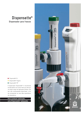 Dispensette&reg; - Merse - Artigos Para Laborat&oacute;rios