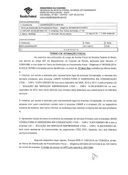 f &agrave; DELEGACIA DA RECEITA FEDERAL Do BRASIL EM LONDRINA