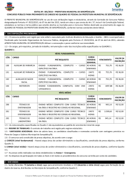 edital n&ordm;. 001/2015 - Instituto Brasileiro de Educa&ccedil;&atilde;o e Gest&atilde;o