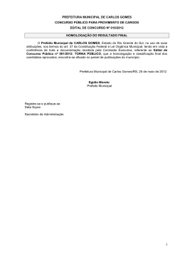 1 prefeitura municipal de carlos gomes concurso p&uacute;blico para