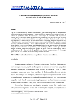 A corpora&ccedil;&atilde;o e as possibilidades dos quadrinhos brasileiros nos