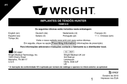 IMPLANTES DE TEND&Otilde;S HUNTER