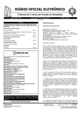 DOe/0901/TCE-RO - Data: 30/04/2015