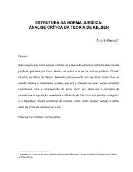 estrutura da norma jur&iacute;dica