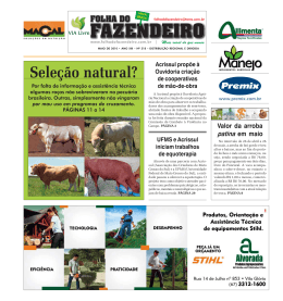 Edi&ccedil;&atilde;o 318 - Folha do Fazendeiro