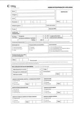 Equipara&ccedil;&atilde;o a Bolseiro