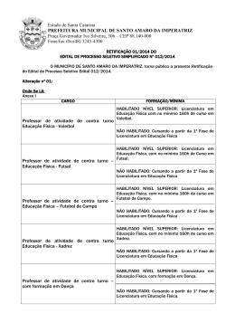 Retifica&ccedil;&atilde;o