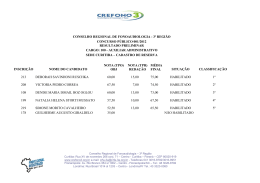 Resultado preliminar nível médio