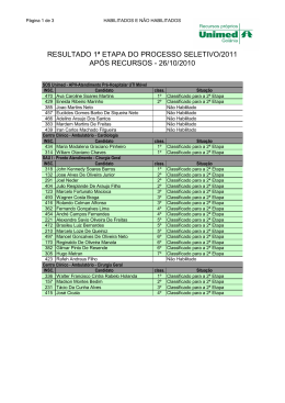 Resultado ap&oacute;s recursos &ndash; Geral