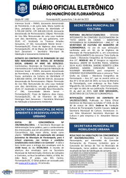 DI&Aacute;RIO OFICIAL ELETR&Ocirc;NICO