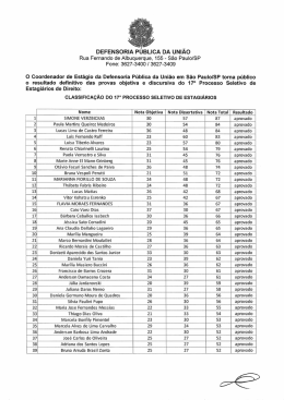 Defensoria P&uacute;blica da Uni&atilde;o