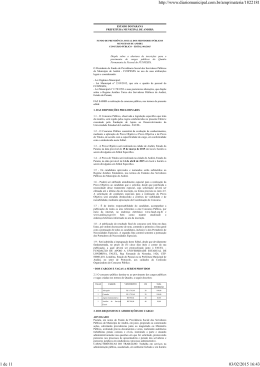 edital de abertura n&ordm; 001/2015