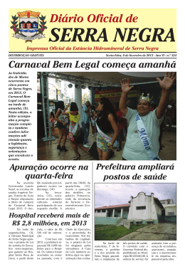 serra negra - Circuito Virtual