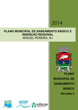 PLANO MUNICIPAL DE SANEAMENTO BÁSICO