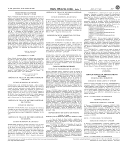 Retifica&ccedil;&atilde;o 03/2009 D.O.U.