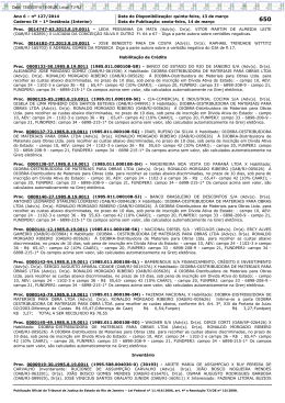 Ano 6 &ndash; n&ordm; 127/2014 Data de Disponibiliza&ccedil;&atilde;o: quinta