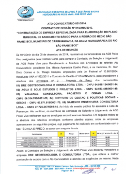 ATO CONVOCATÓRIO 021/2014.