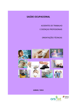 Acidentes e Doen&ccedil;as Profissionais - Direc&ccedil;&atilde;o
