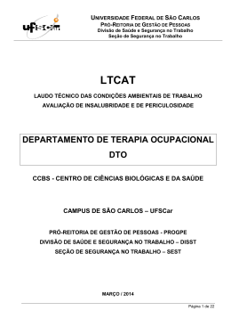 DEPARTAMENTO DE TERAPIA OCUPACIONAL DTO