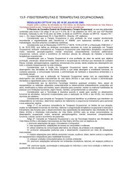 13.F- FISIOTERAPEUTAS E TERAPEUTAS OCUPACIONAIS: