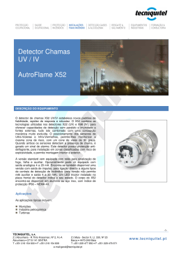 Detector Chamas UV / IV AutroFlame X52
