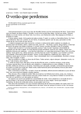 Infoglobo - Jornais de todo o mundo